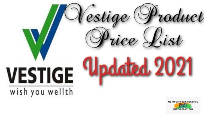 Vestige Products New Price List India 2022