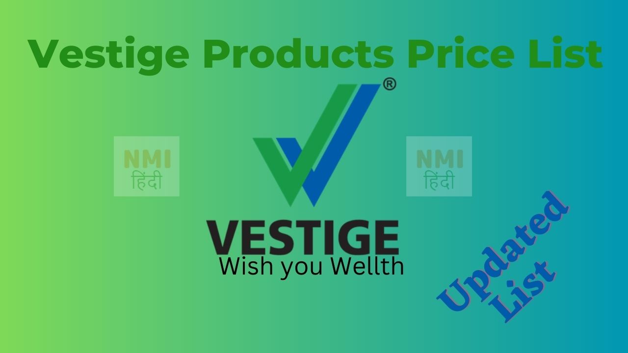 Vestige Products Price List