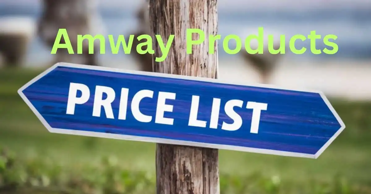 Amway Products Price List 2023 PDF Download